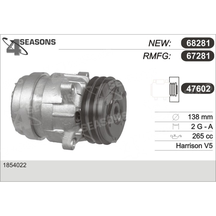 67281  COMPRESOR  OPEL