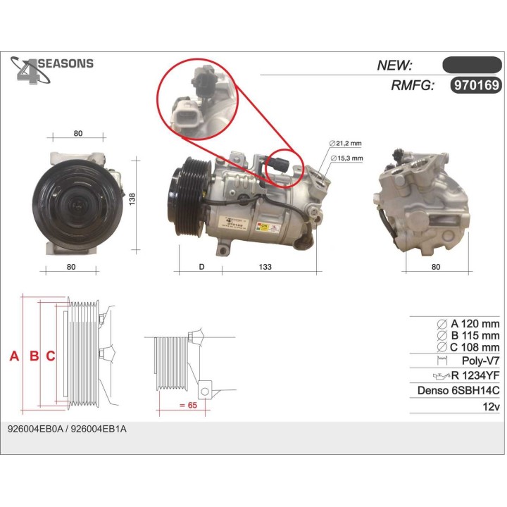 970169  CMP  NISSAN/RENAULT QASHQAI II/