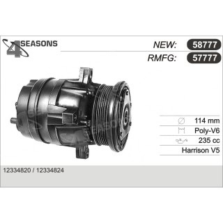 57777  COMPRESOR  BUICK/CHEVRO/OLDS/PONTIAC