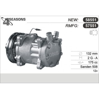 57551  COMPRESOR  CATERPILLAR VARIOUS MODELS