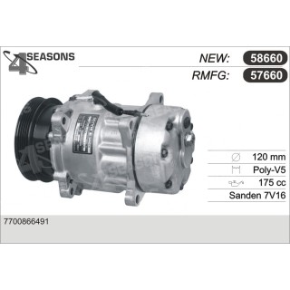 57660  COMPRESOR  RENAULT MEGANE ...