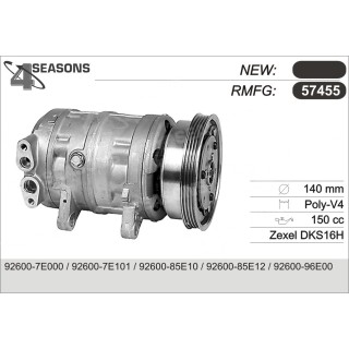 57455  COMPRESOR  NISSAN MAXIMA