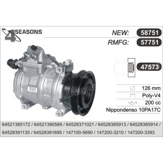 57751  COMPRESOR  BMW E34/E36 TDS