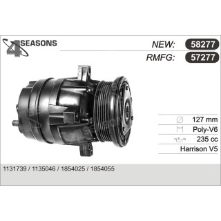 57277  COMPRESOR  OPEL OMEGA A/SENATOR B