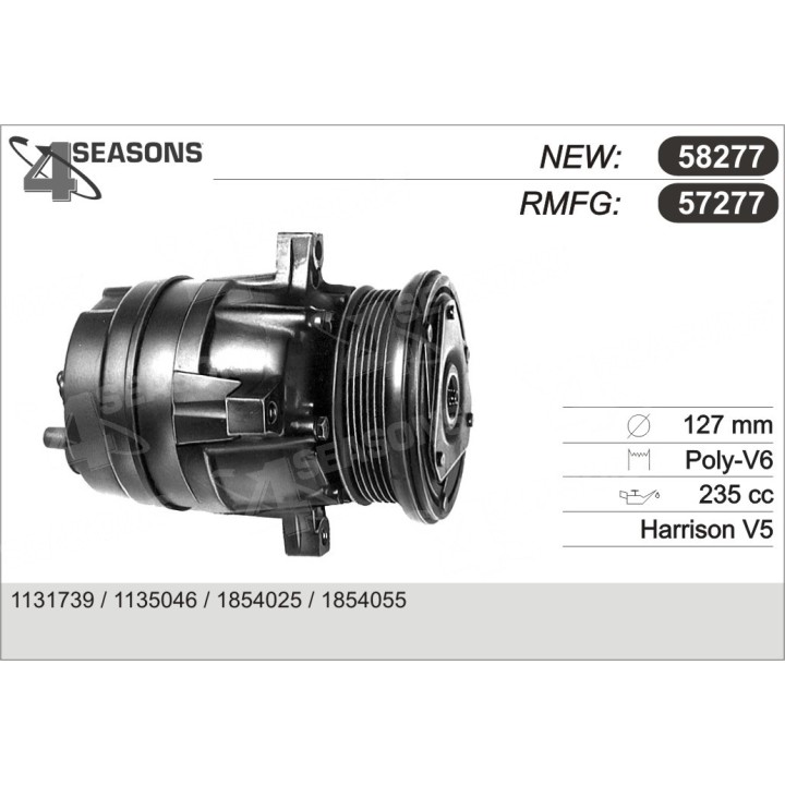 57277  COMPRESOR  OPEL OMEGA A/SENATOR B