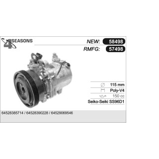 57498  COMPRESOR  BMW E36/Z3