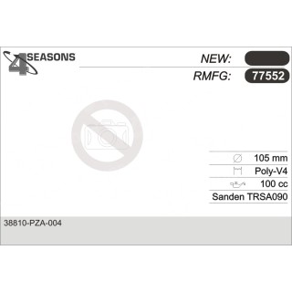 77552  COMPRESOR  HONDA CIVIC 1.3  HYBRID