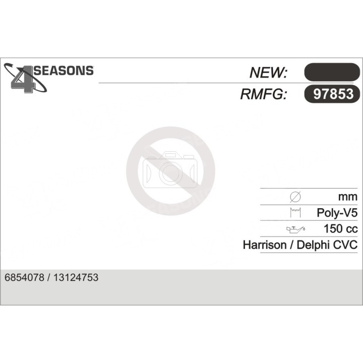 97853  COMPRESOR  OPEL ZAFIRA II 2.2 05-