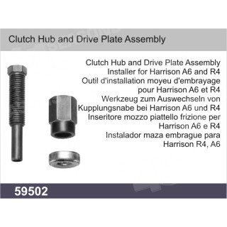 59502  COMPRESSOR TOOL - CLUTCH HUB AND DRIVE PLATE ASSEM