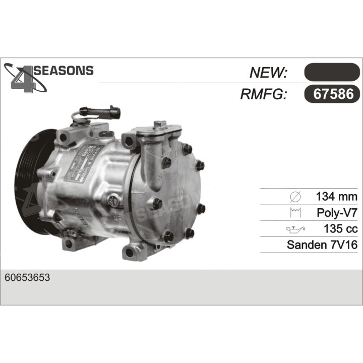 67586  COMPRESOR  FIAT