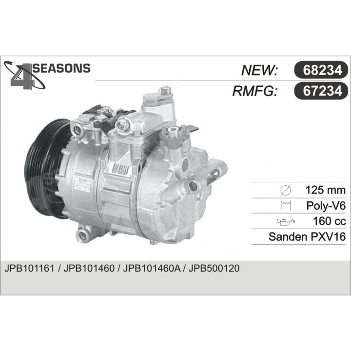 67234  COMPRESOR  LAND ROVER FREELANDER 2.0 TD