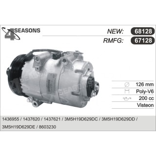 67128  COMPRESOR  FORD FOCUS II 2.0 TDCI 04-