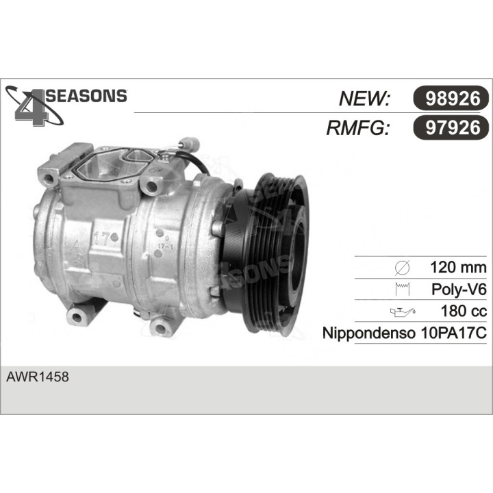 97926  COMPRESOR  LAND ROVER FREELANDER 1.8