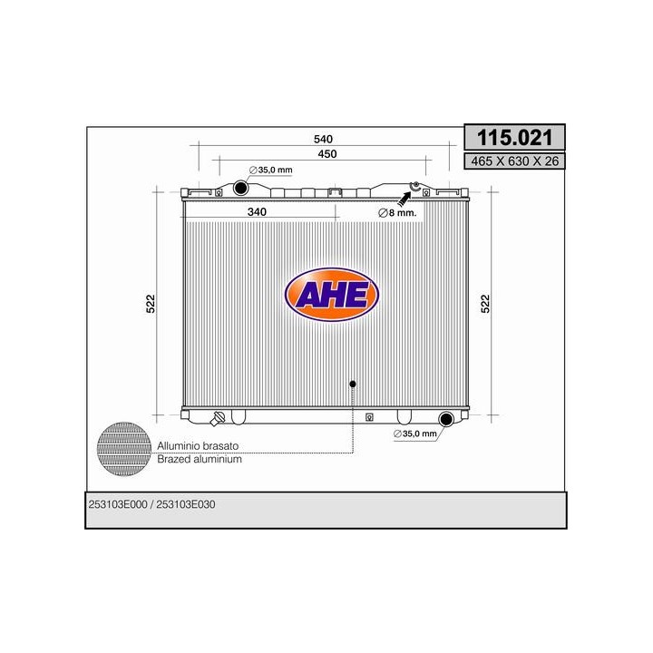 115021/O  KIA Sorento 2.4-3.5 V8-2.5 CRDi-3.5