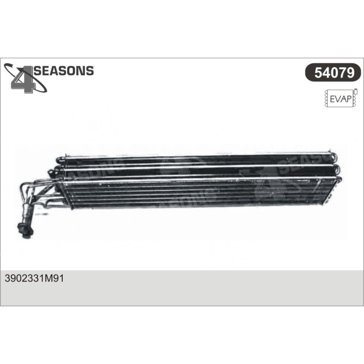 54079  EVAPORATOR MASSEY FERGUSON 3000 SERIES
