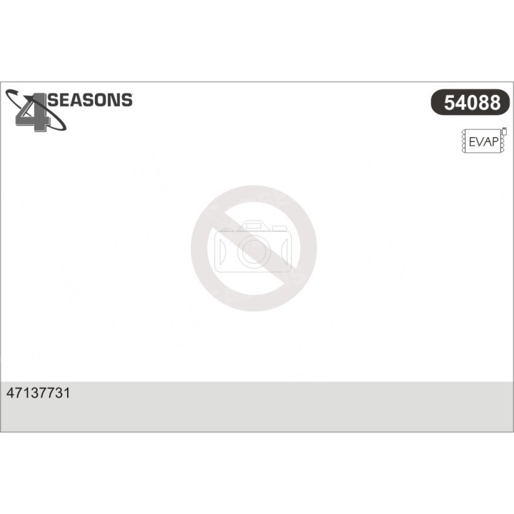 54088  EVAPORATOR CASE IH JXU SERIES