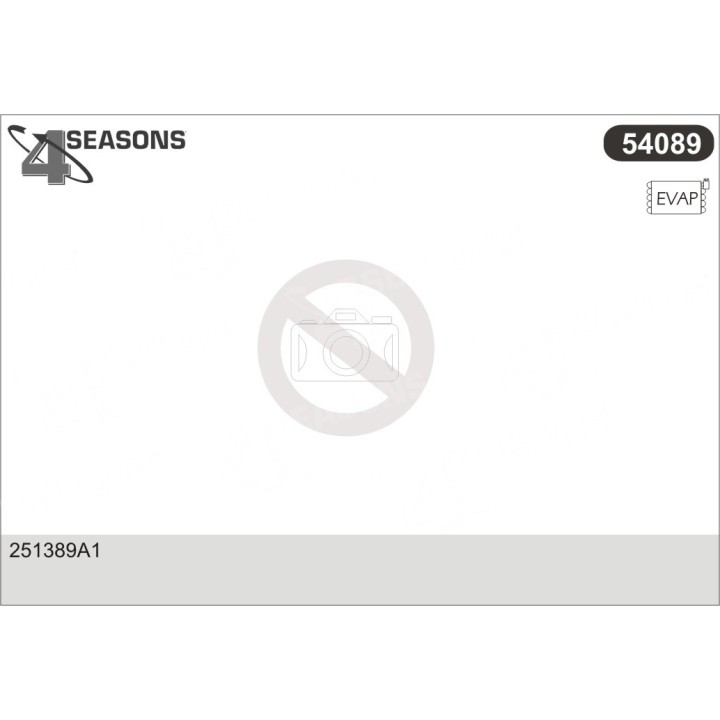 54089  EVAPORATOR CASE IH CX SERIES