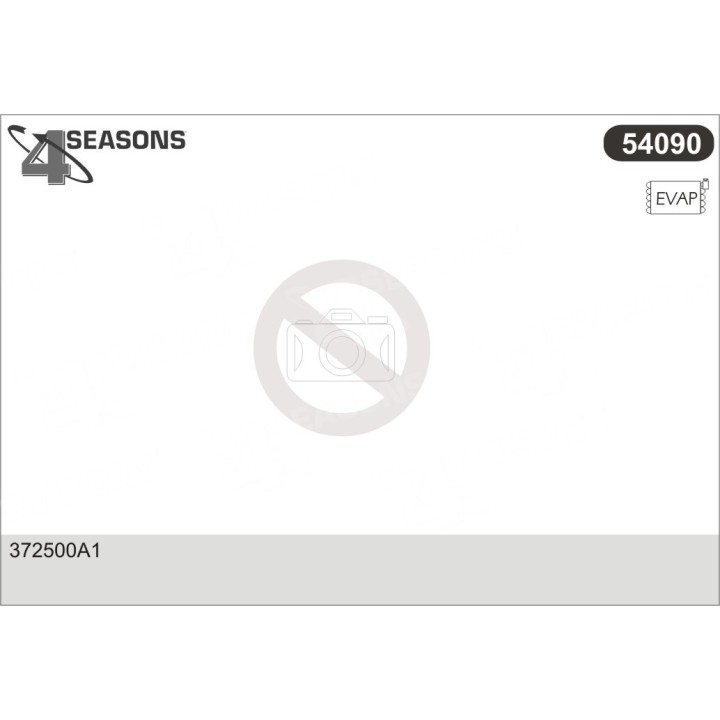 54090  EVAPORATOR CASE IH CX SERIES