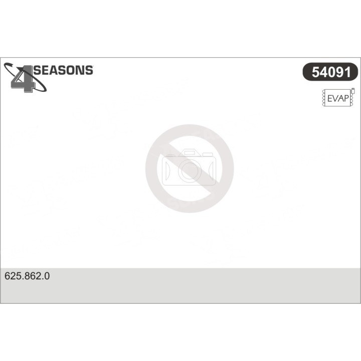 54091  EVAPORATOR CLAAS LEXION