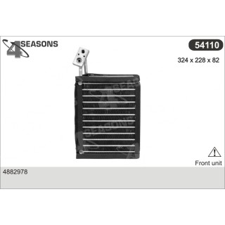 54110  EVAPORATOR CHRYSLER/DODGE/PLYMOUTH TRUCKS
