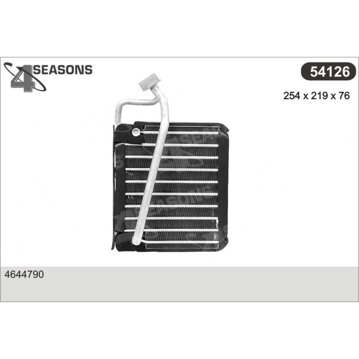 54126  EVAPORATOR DODGE/CHRYSLER