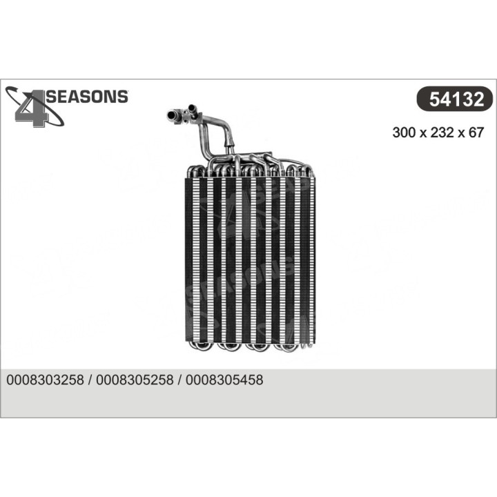 54132  EVAPORATOR MERCEDES W124