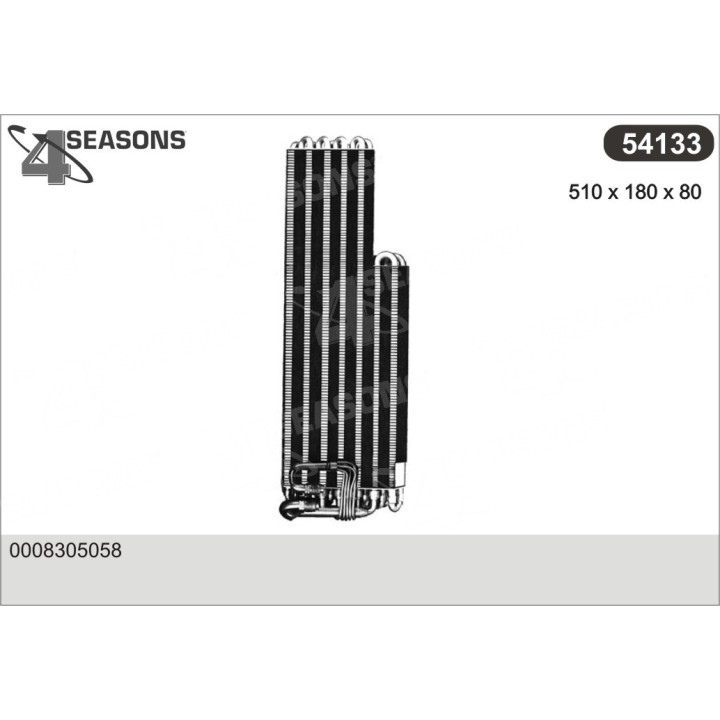 54133  EVAPORATOR MERCEDES W126