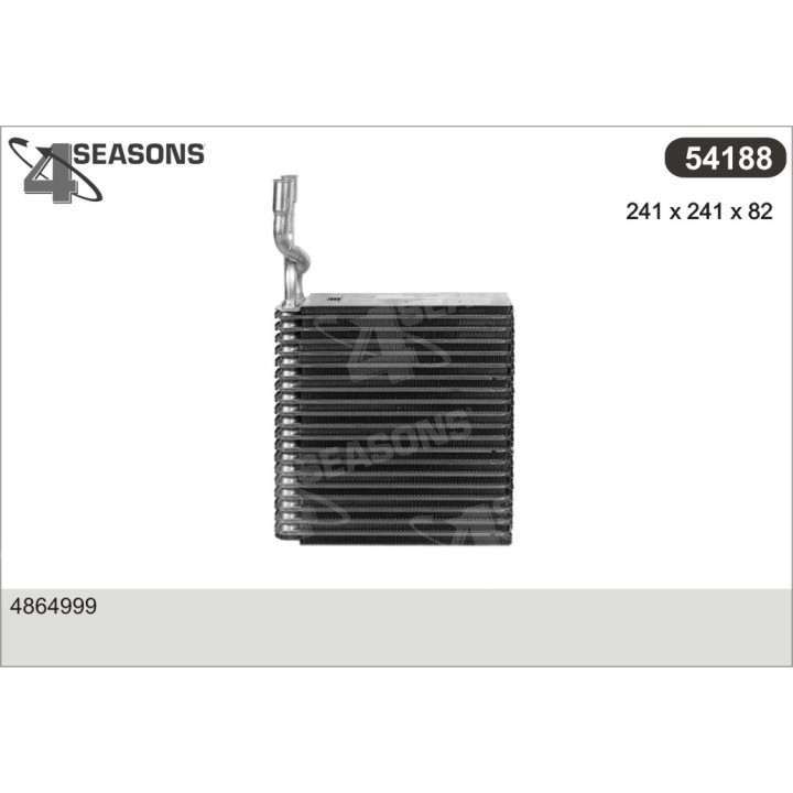 54188  EVAPORATOR JEEP CHEROKEE 93-