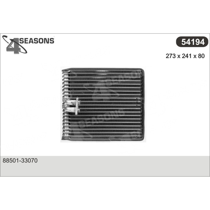 54194  EVAPORATOR TOYOTA CAMRY 94-96