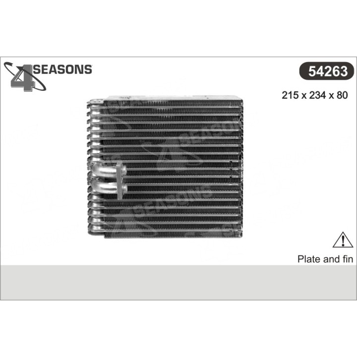 54263  EVAPORATOR TOYOTA COROLLA 94-97