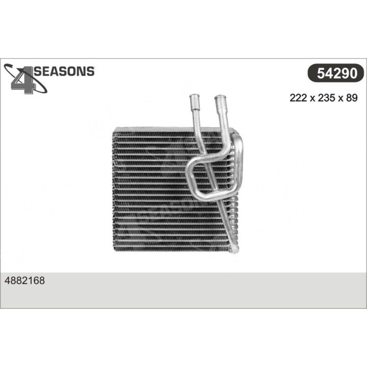 54290  EVAPORATOR CHRYSLER GRAND CHEROKEE