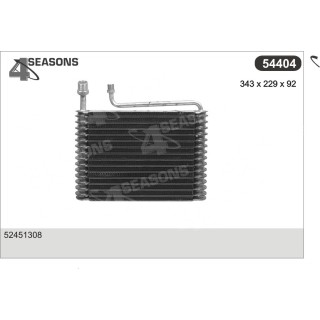 54404  EVAPORATOR PONTIAC/GM TRUCKS