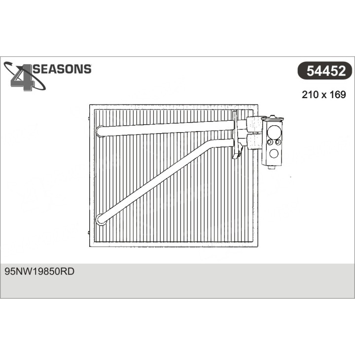 54452  EVAPORATOR VW/FORD SHARAN/GALAXY...LHD