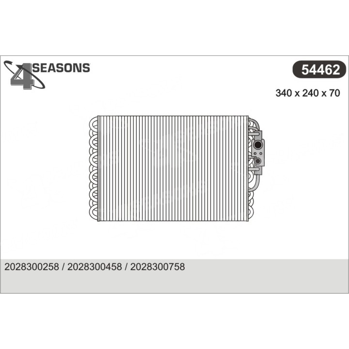 54462  EVAPORATOR MB W202