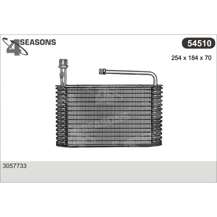 54510  EVAPORATOR CHEVROLET