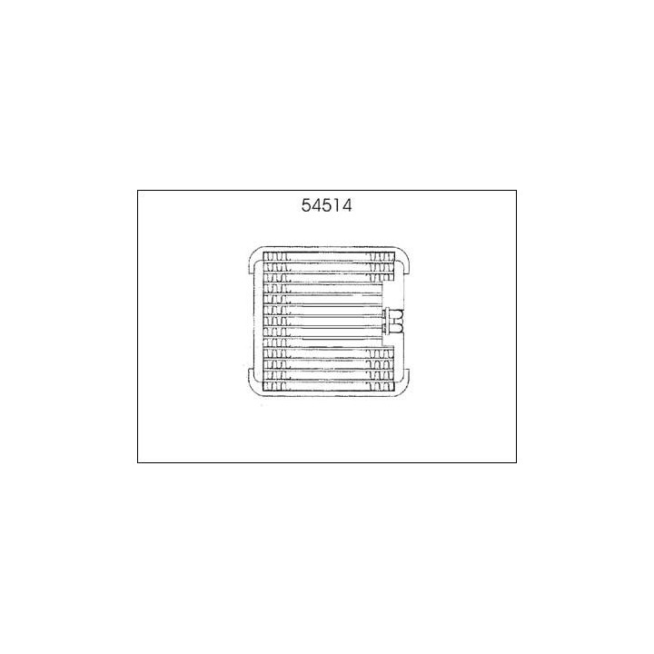 54514  EVAPORATOR TOYOTA LANDCRUISER