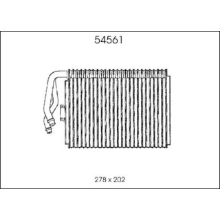 54561  Evaporador SAAB 9-3 (98-) 2.0 S, SE