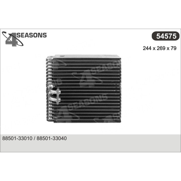 54575  EVAPORATOR LEXUS ES (F1, F2)