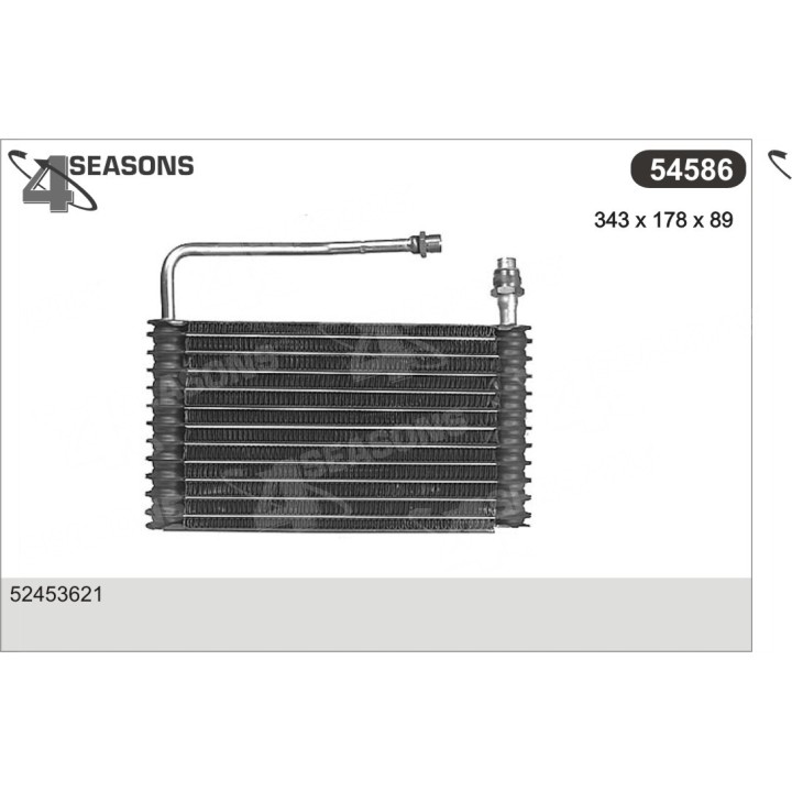 54586  EVAPORATOR PONTIAC/CHEVROLET