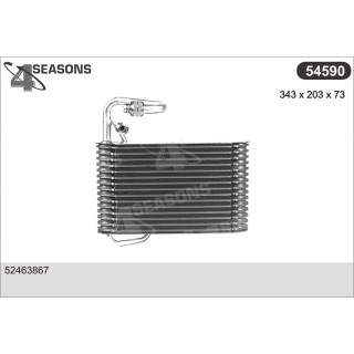 54590  EVAPORATOR BUICK/OLDS/PONTIAC
