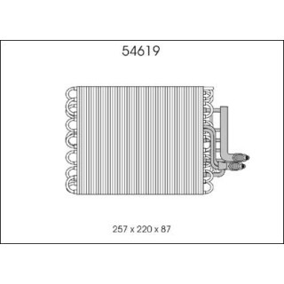 54619  EVAPORATOR SEAT TOLEDO/CORRADO/GOLF II/JETTA II/PA