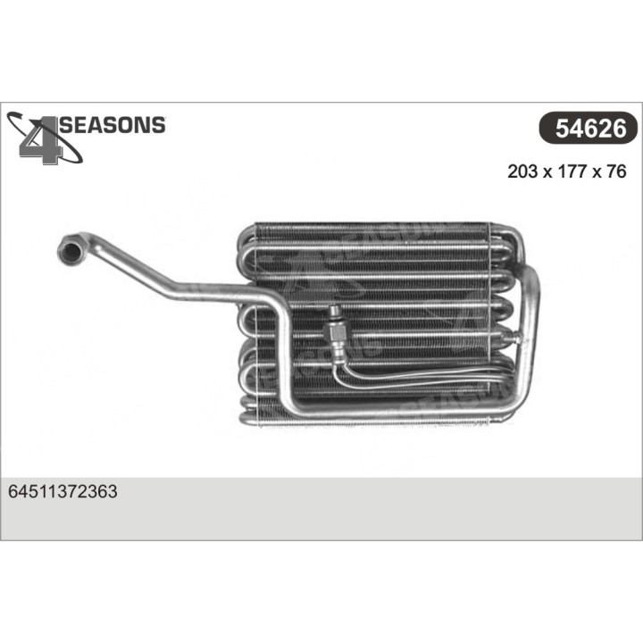54626  EVAPORATOR BMW E28