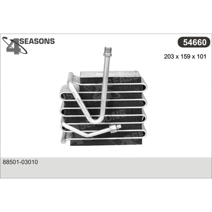 54660  EVAPORATOR TOYOTA/LEXUS