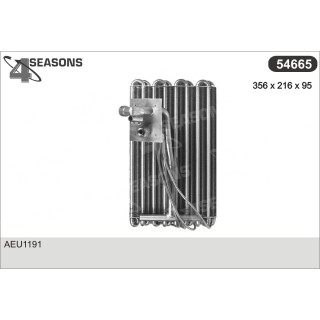 54665  EVAPORATOR JAGUAR XJ6/XJ12