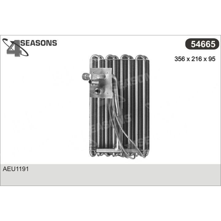 54665  EVAPORATOR JAGUAR XJ6/XJ12