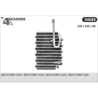 54689  EVAPORATOR HONDA ACCORD