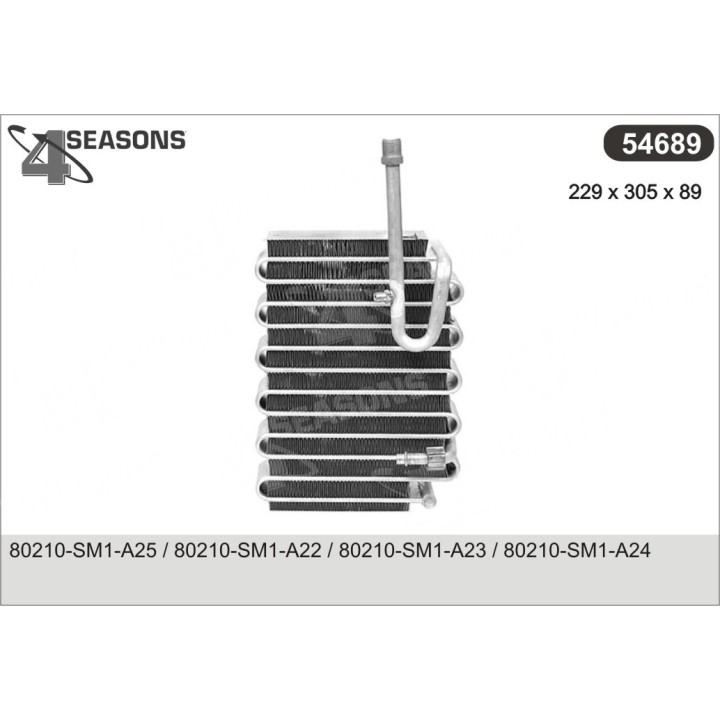 54689  EVAPORATOR HONDA ACCORD