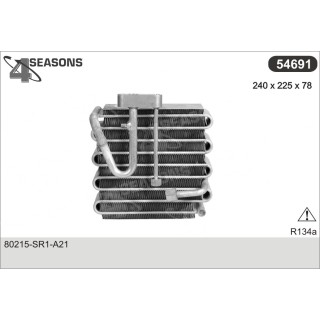 54691  EVAPORATOR HONDA CIVIC