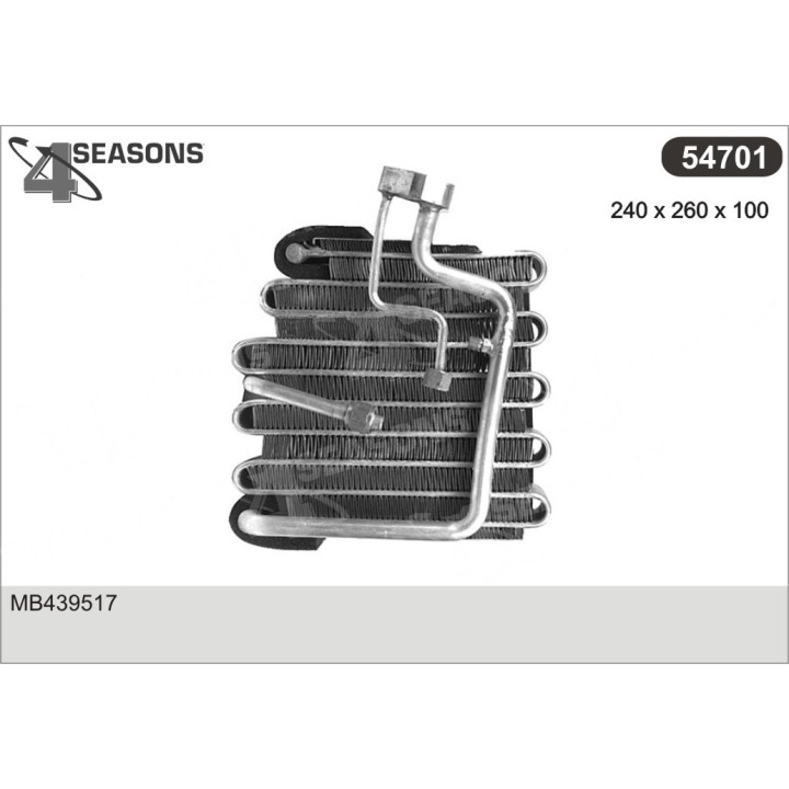 54701  EVAPORATOR MITSUBISHI GALANT