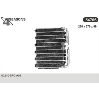 54706  EVAPORATOR HONDA LEGEND